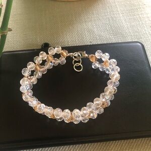 Elegant Crystal Beaded Bracelet